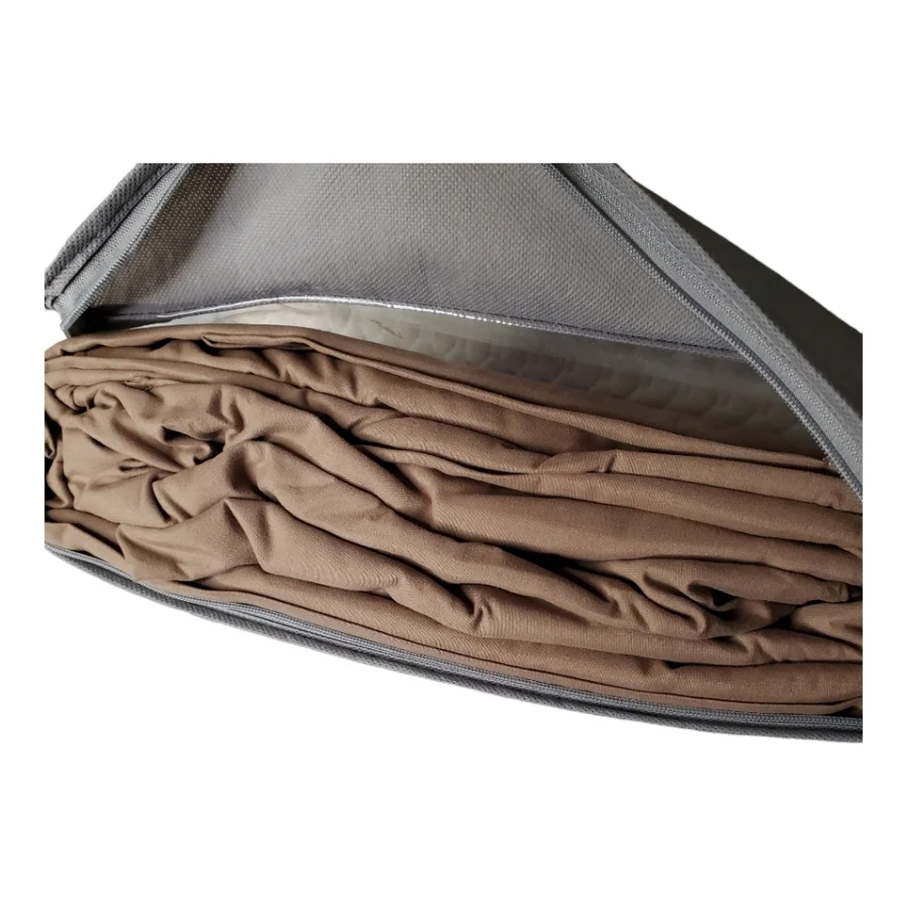 Bare Premium Microfiber Twin XL Sheet Set Brown